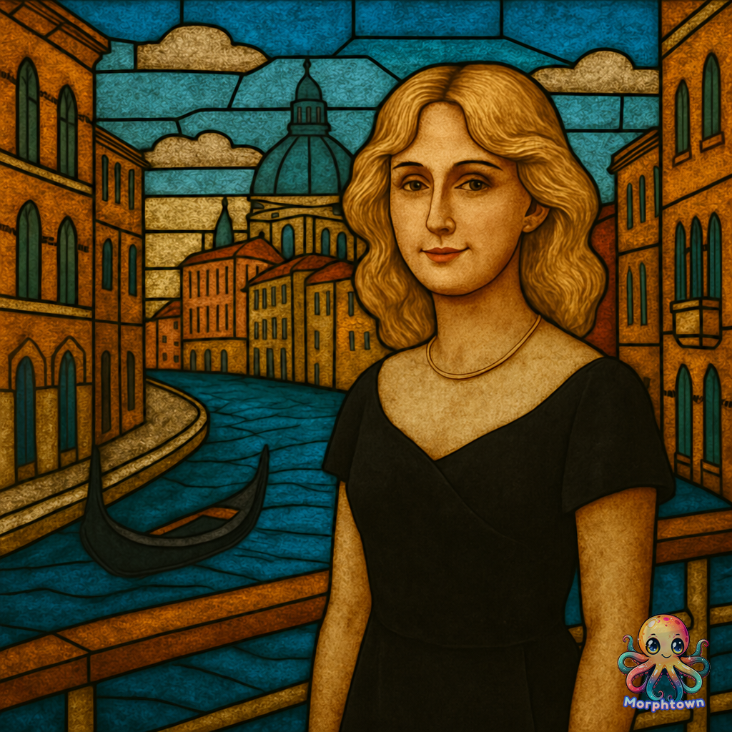 Morphkin rendered as a stained glass artwork — Studio